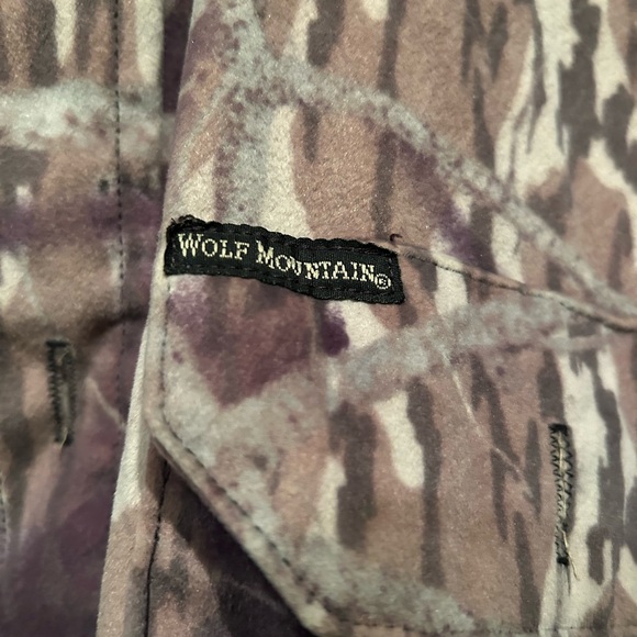 Wolf Mountain Camouflage Long Sleeve Shirt - Picture 3 of 6